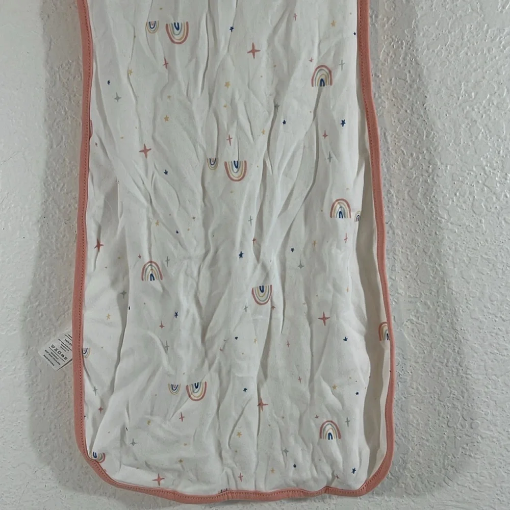 DUOMIAOMIAO Baby Transition Swaddle Blanket Rainbows Print Size 3-6 Months NEW